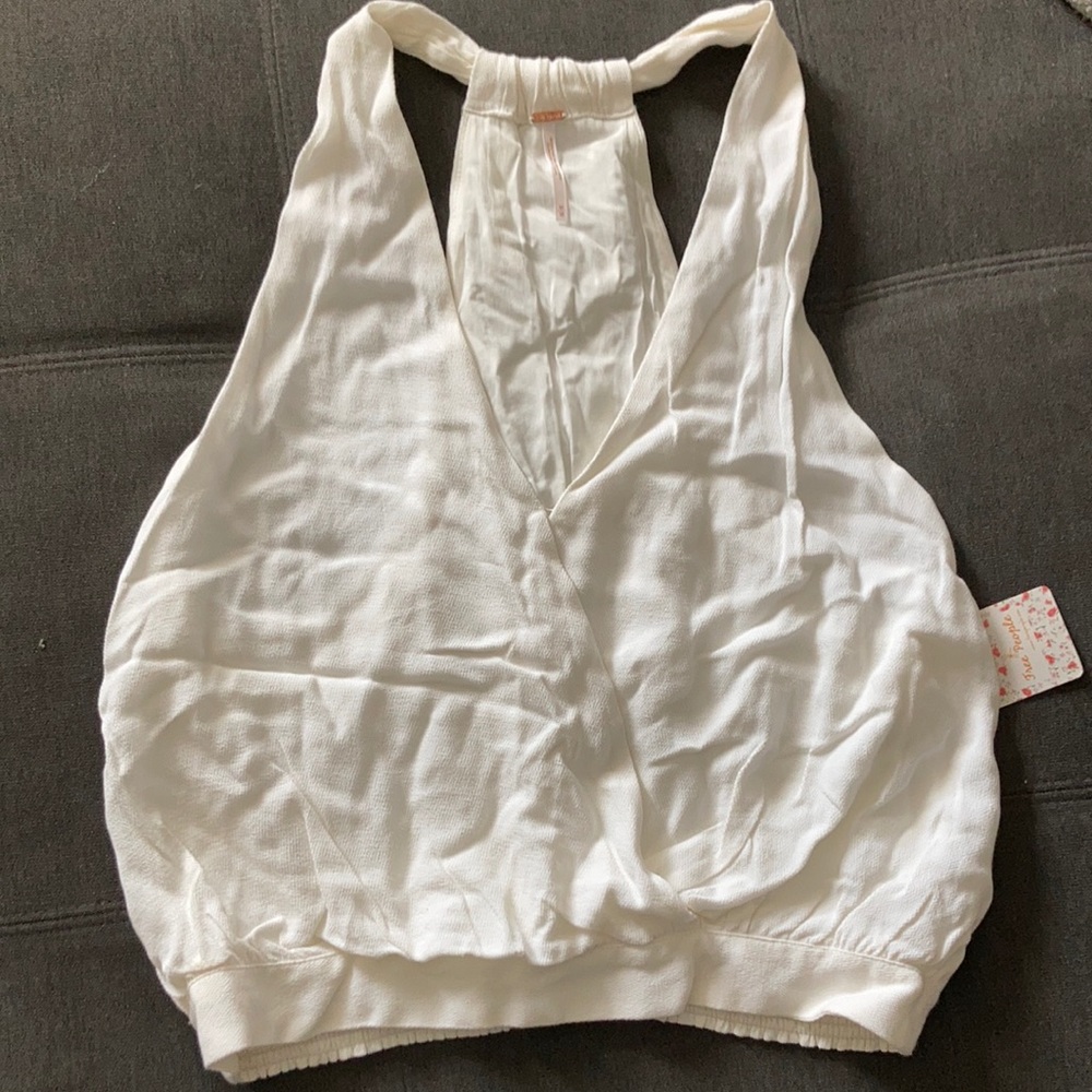 Free people white top!